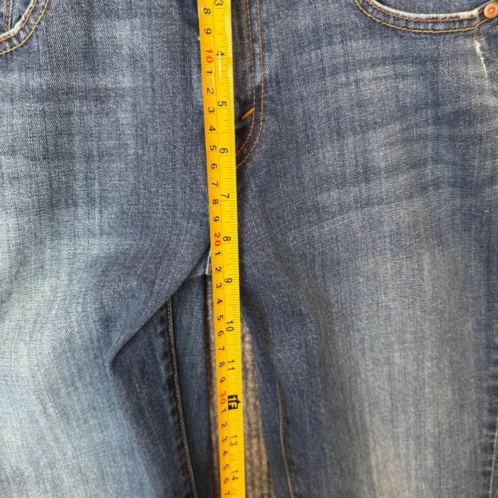 Levi's 515 Bootcut Jeans Women 6M Dark Wash Mid Rise Embellished‎ Pockets Denim